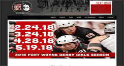 Desktop Screenshot of fortwaynederbygirls.com