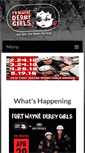 Mobile Screenshot of fortwaynederbygirls.com