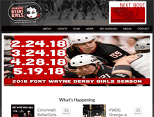 Tablet Screenshot of fortwaynederbygirls.com